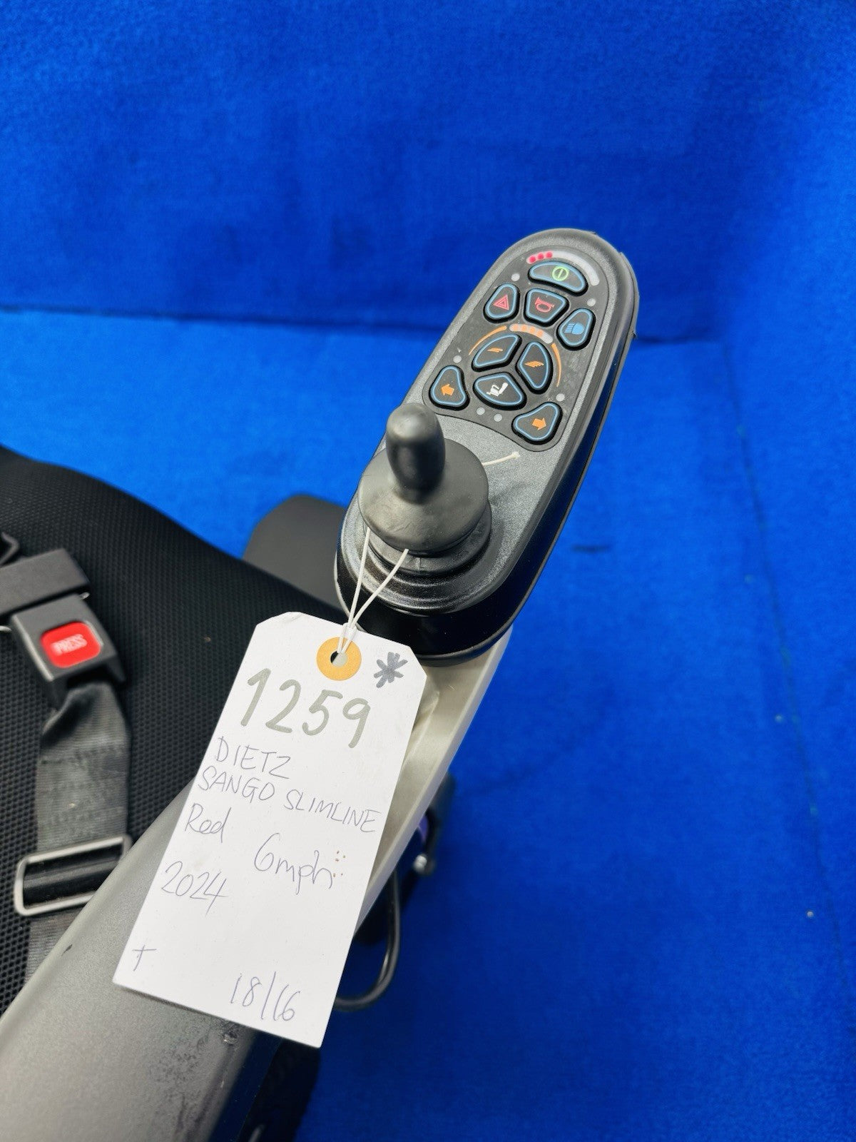 Dietz Sango Advaned M Slimline 4MPH Powerchair Electric Wheelchair 1259