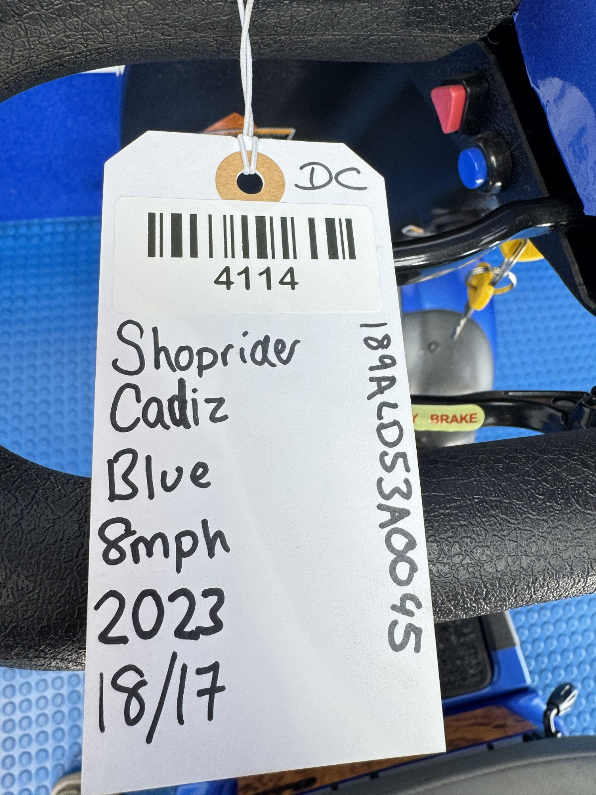 Shoprider Cadiz Mobility Scooter 8MPH Road Legal Free Delivery 4114