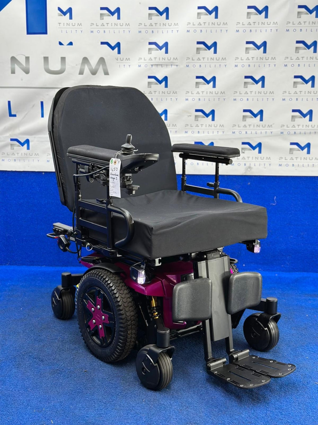 PRIDE QUANTUM EDGE 3 6 MPH ELECTRIC POWER WHEELCHAIR POWERCHAIR 1450