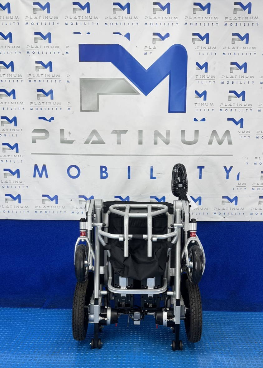 Mobility Plus Ultra-Light Folding Wheelchair 4Mph Lithium Battery Air Tyres 2512