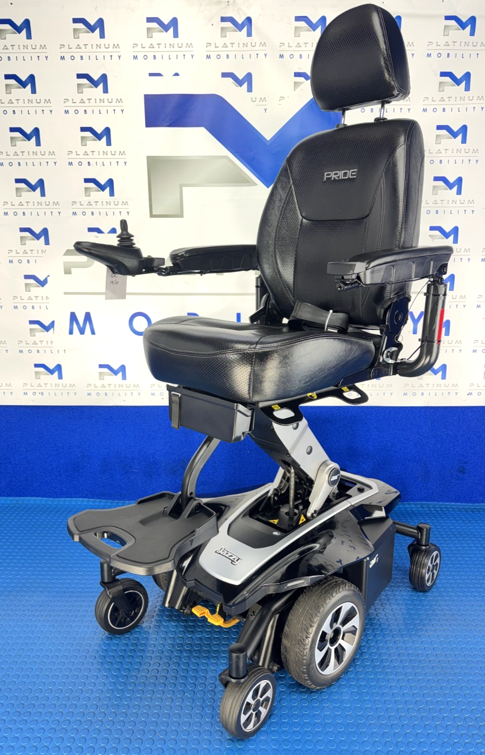 Pride Jazzy Air 2.0 Power Chair Electric Wheelchair with Electric Seat Lift 4130