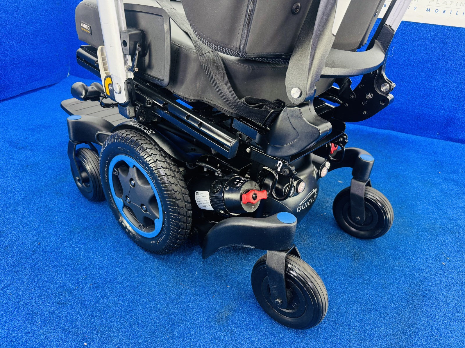 SUNRISE QUICKIE Q500M 6 MPH ELECTRIC MOBILITY POWERCHAIR WHEELCHAIR CHAIR 1274