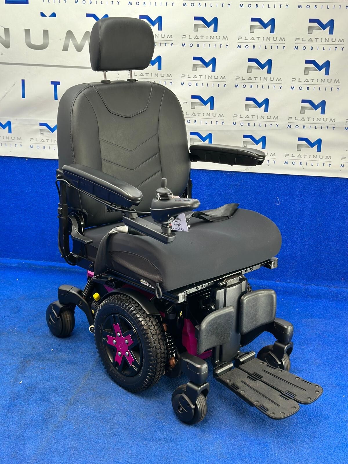 PRIDE QUANTUM Q6 EDGE 3 STRETTO 4 MPH ELECTRIC POWER WHEELCHAIR POWERCHAIR 996