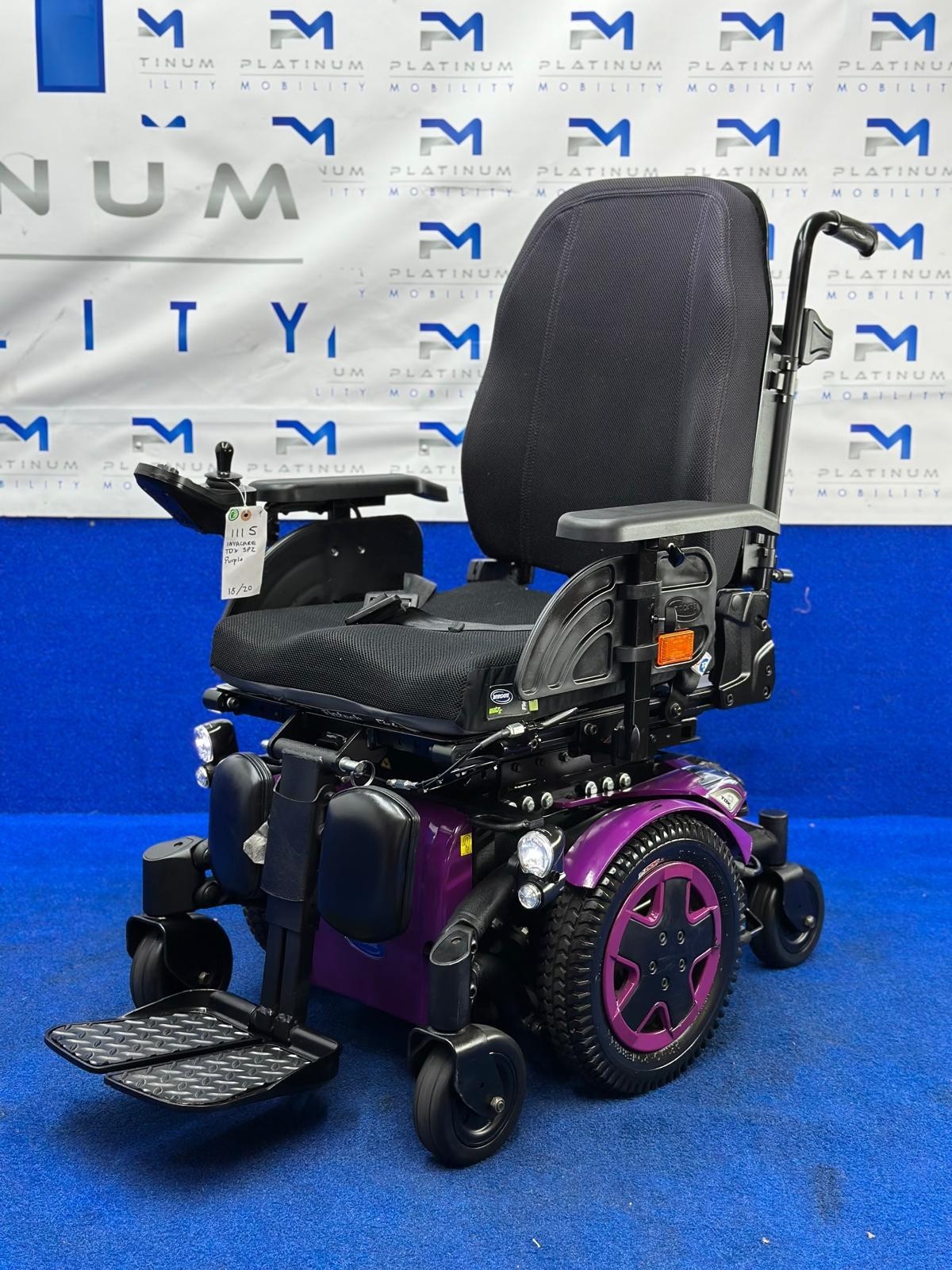 INVACARE TDX SP2 4 MPH MWD RISER ELECTRIC WHEELCHAIR POWERCHAIR MOBILITY 1115
