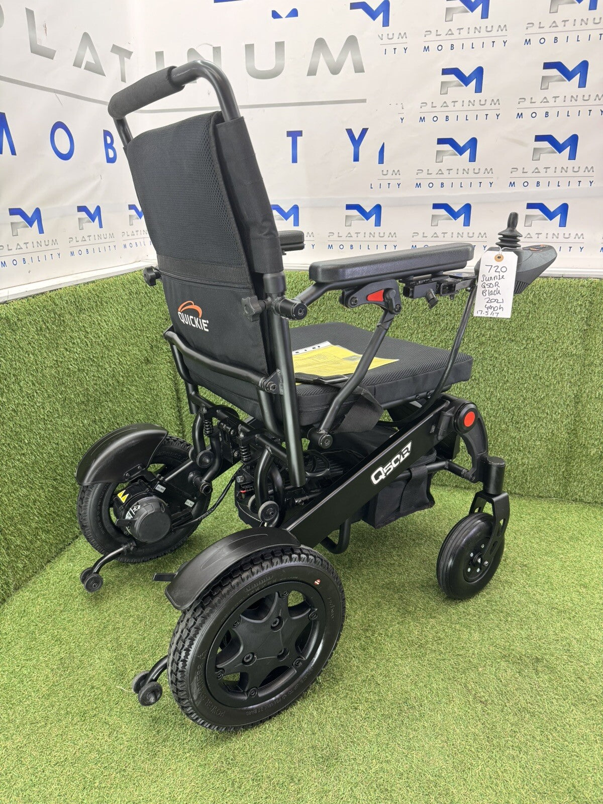 2021 QUICKIE SUNRISE Q50 FOLDING 4 MPH FOLDING ELECTRIC WHEELCHAIR POWERCHAIR