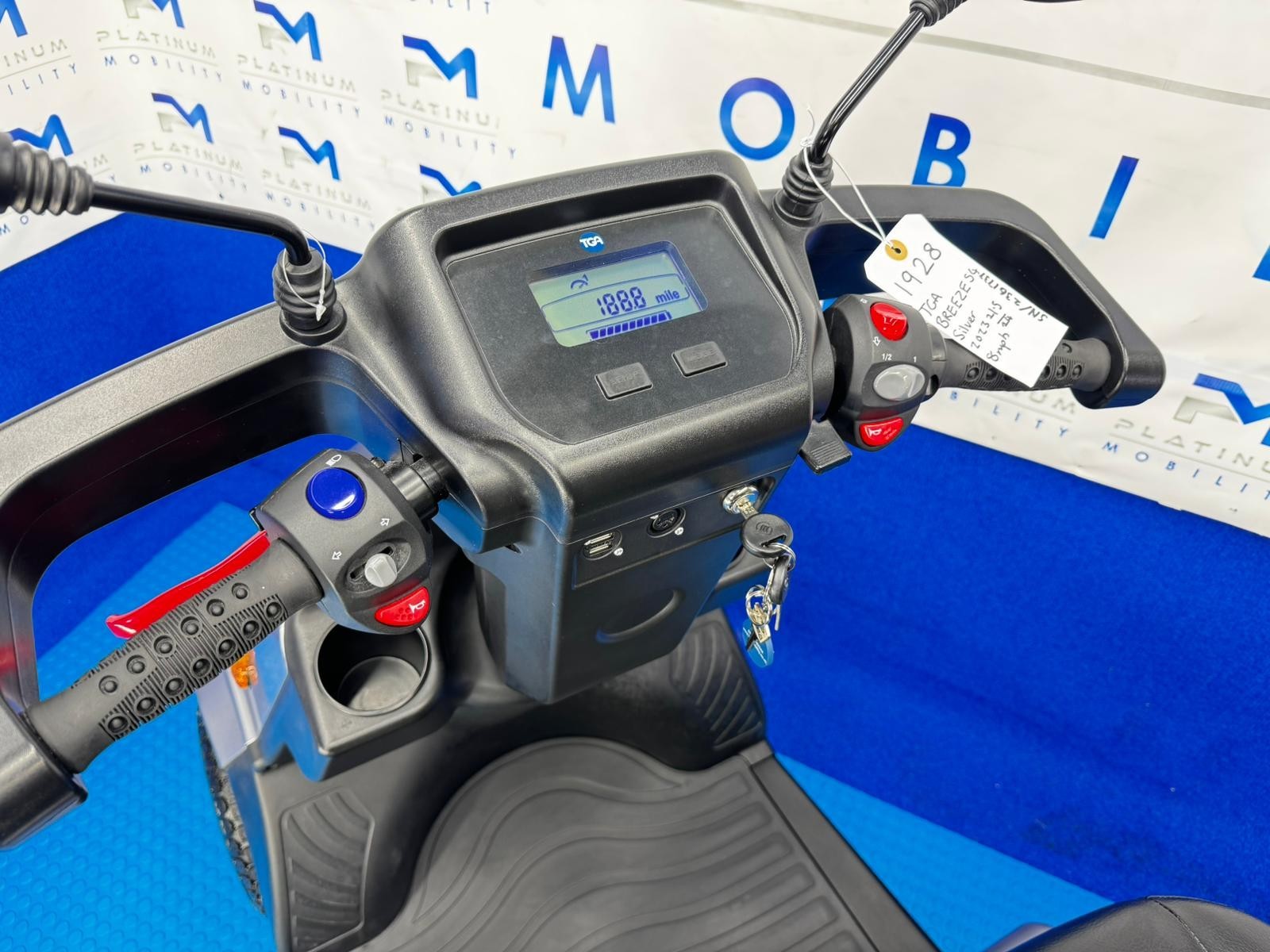 2023 TGA Breeze S4 MAX 8MPH All Terrain Mobility Scooter 39STONE -  1928