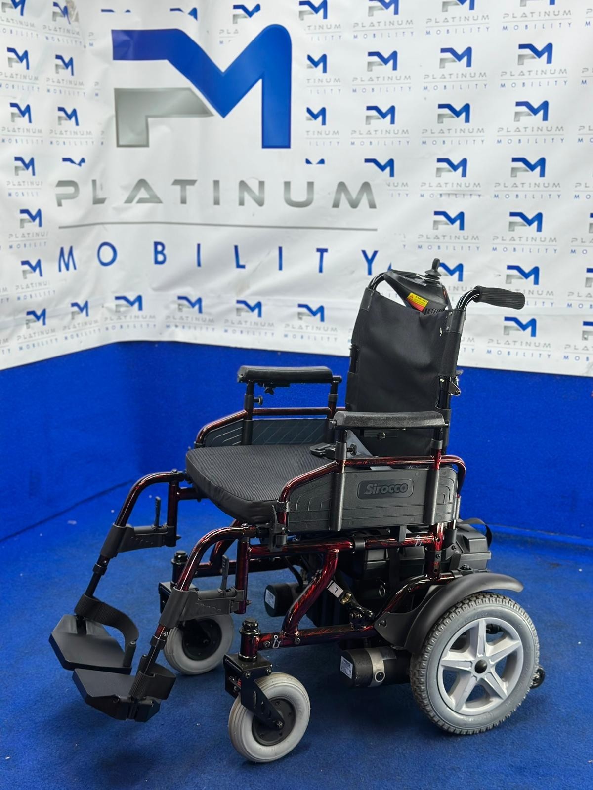 ROMA SIROCCO 4MPH ATTENDANT CONTROLED ELECTRIC WHEELCHAIR POWERCHAIR 1228