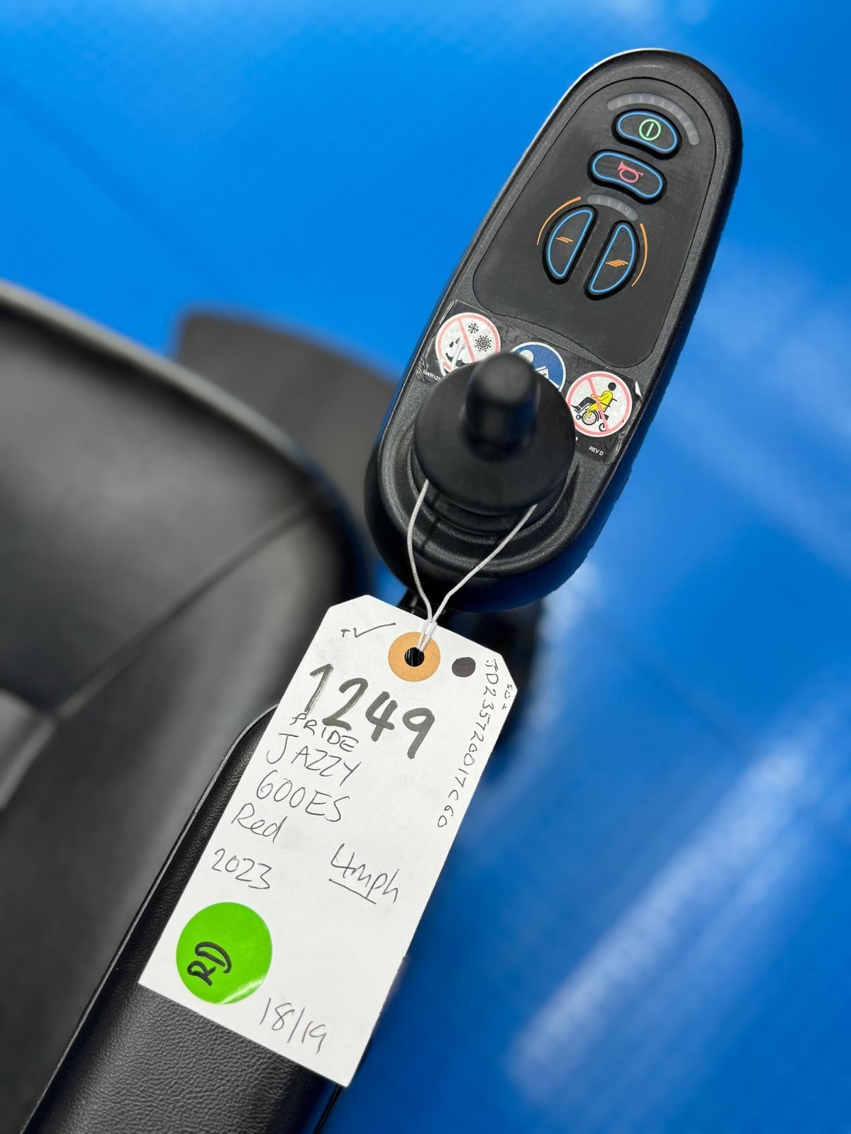 Pride Jazzy 600ES Powerchair – 4mph Electric Wheelchair Mobility Aid 1249