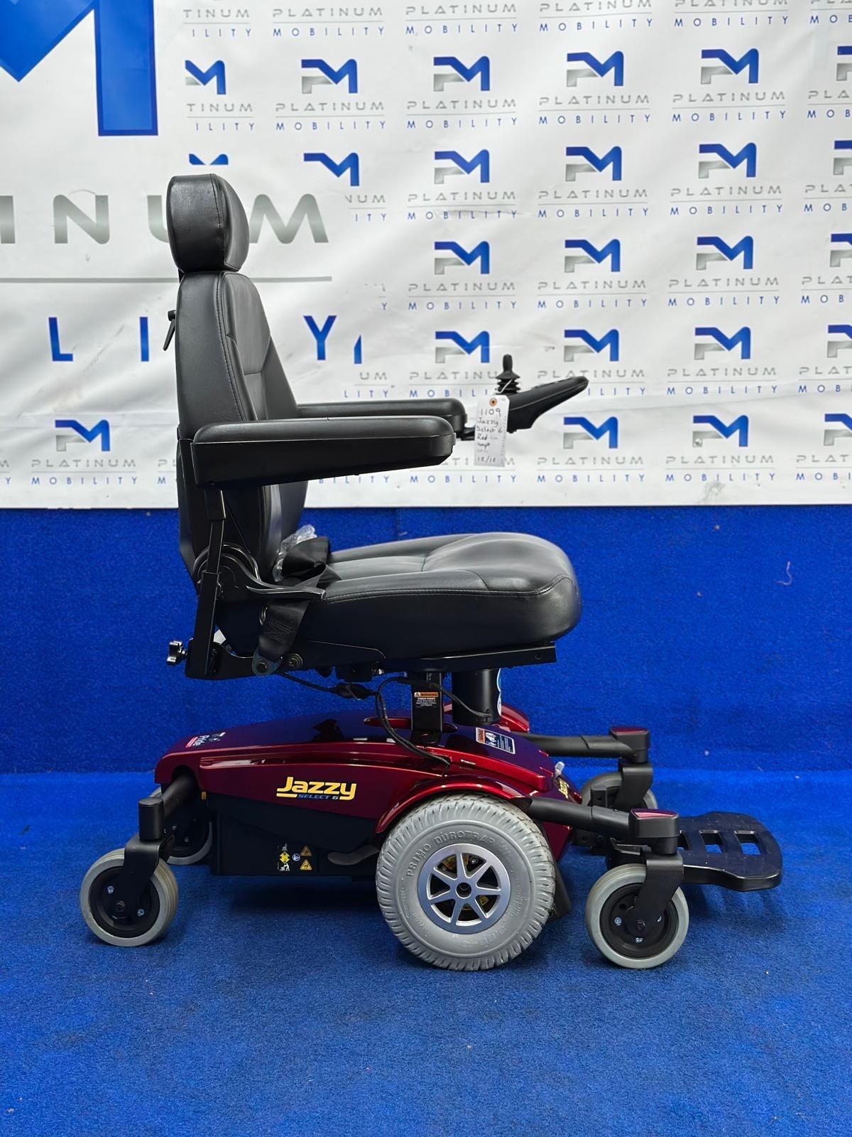 Jazzy Select 6 Powerchair w/ Seat Riser – Electric Wheelchair 4mph