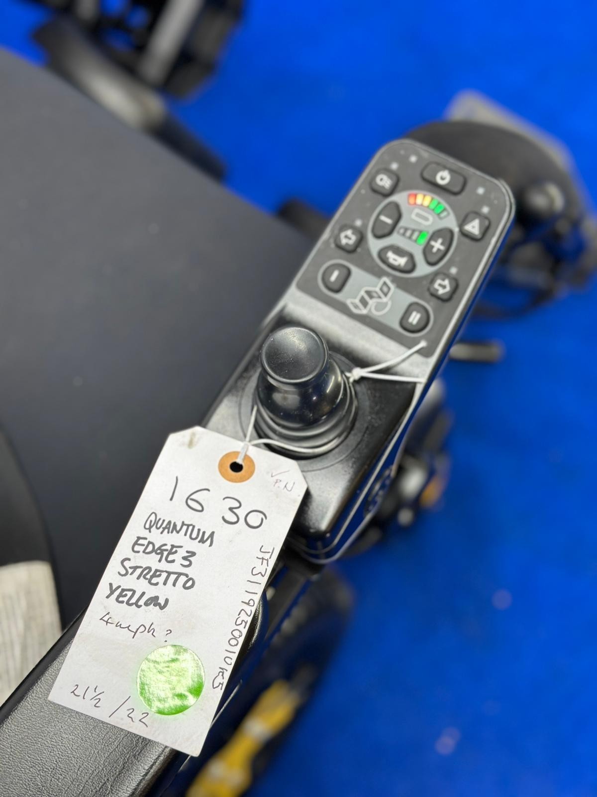 2025 Quantum Edge 3 Stretto Powerchair – 6mph Electric Wheelchair Narrow 1629