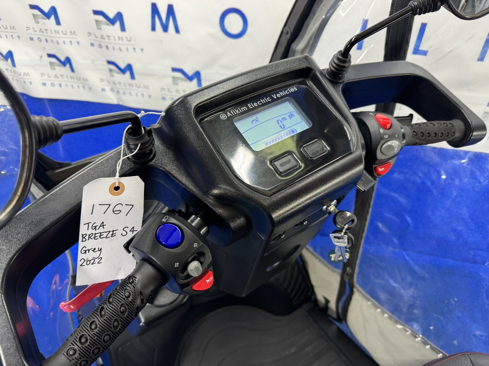 2022 TGA Breeze S4 Canopy 8mph Road All Terrain Mobility Scooter Buggy 1767