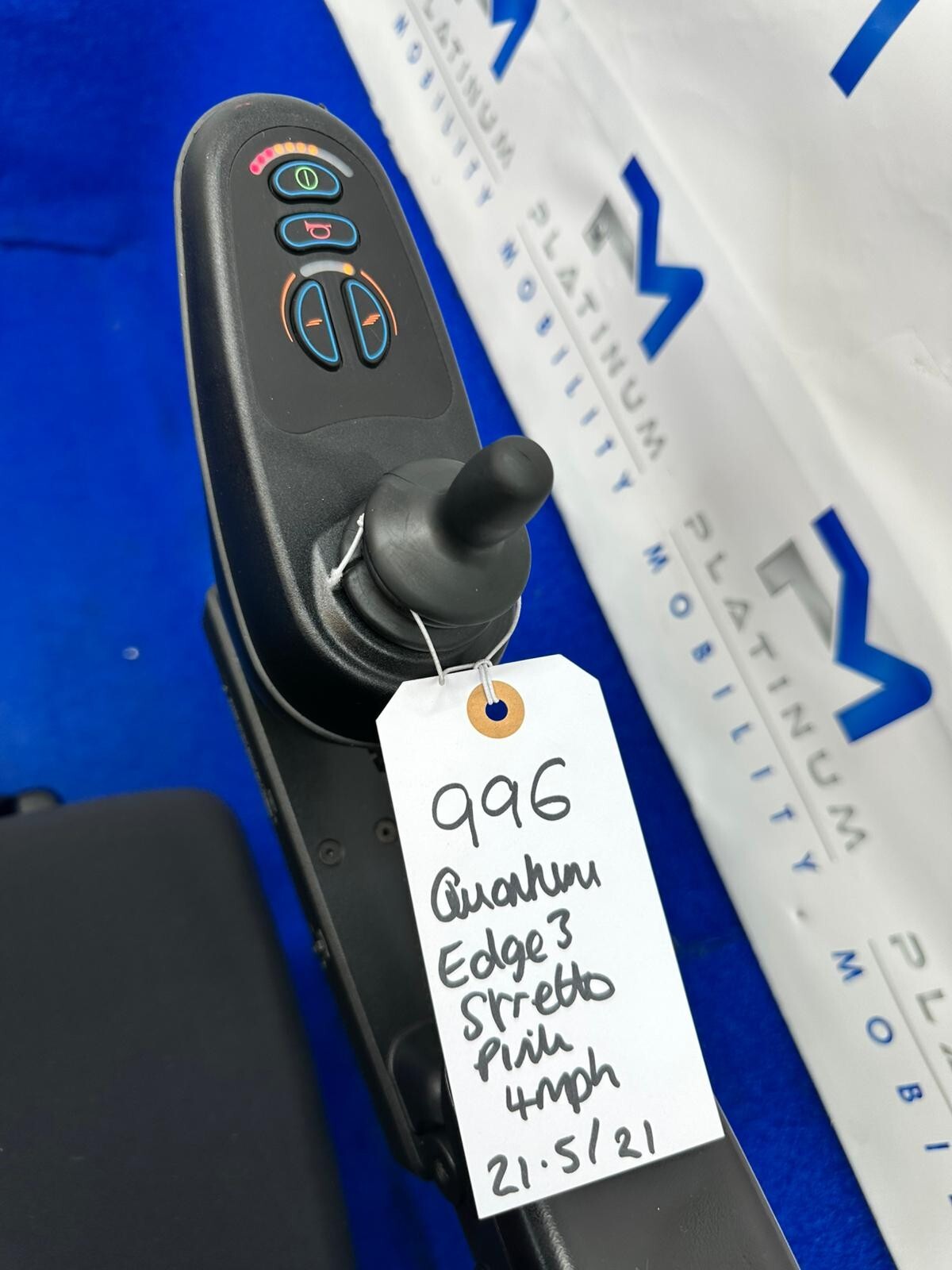 PRIDE QUANTUM Q6 EDGE 3 STRETTO 4 MPH ELECTRIC POWER WHEELCHAIR POWERCHAIR 996