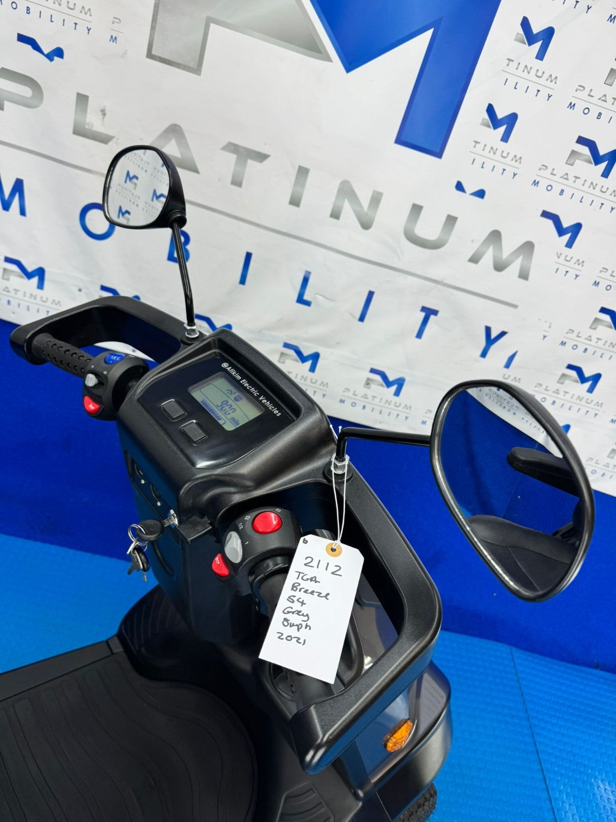 2021 TGA Breeze S3 8MPH Large All Terrain Mobility Scooter Road Legal #2112