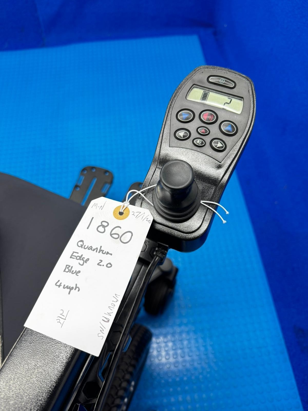 PRIDE QUANTUM EDGE 2 6 MPH ELECTRIC POWER WHEELCHAIR POWERCHAIR 1860