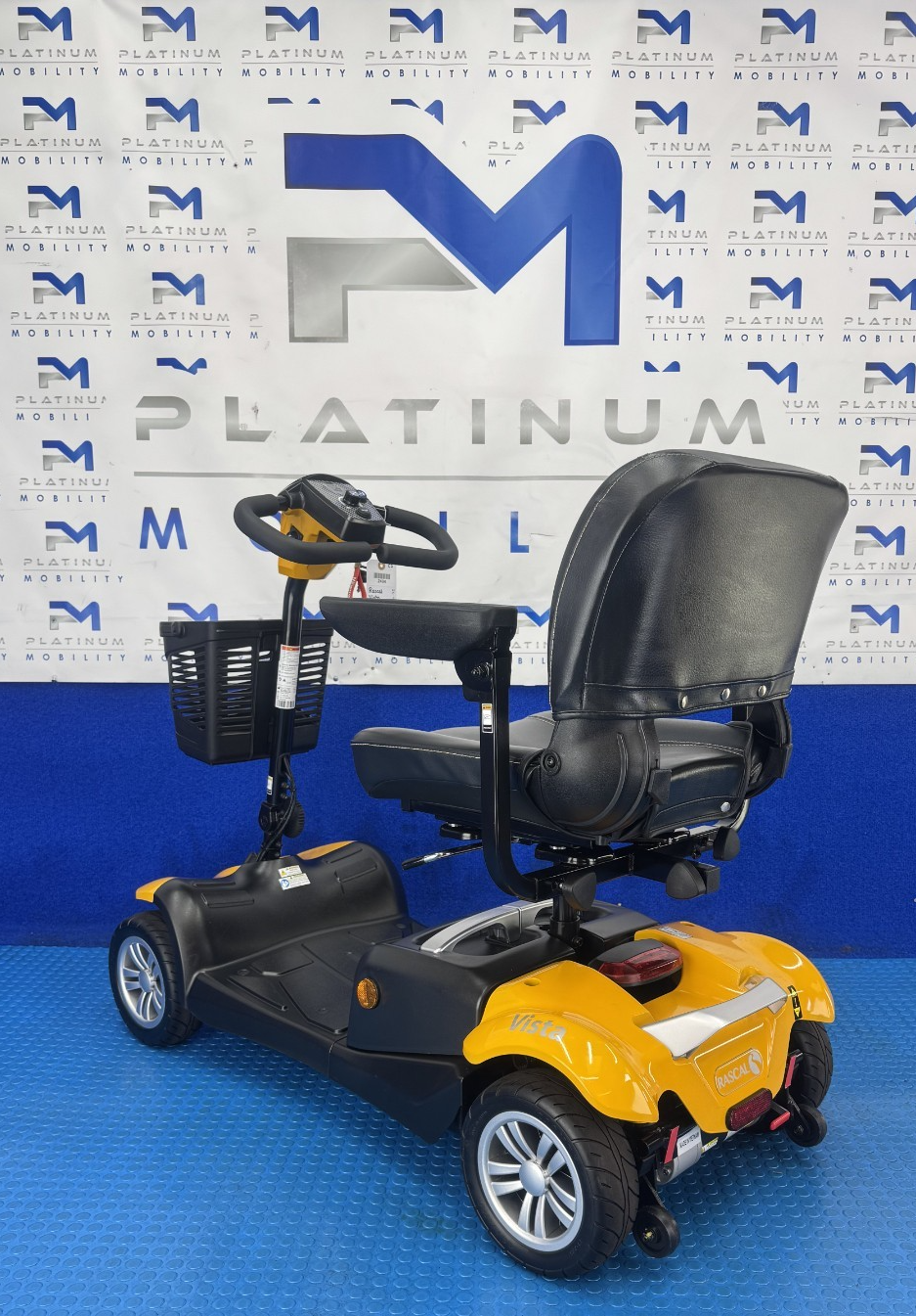 Rascal Vista Mobility Scooter New Batteries Solid Tyres 4mph 2404