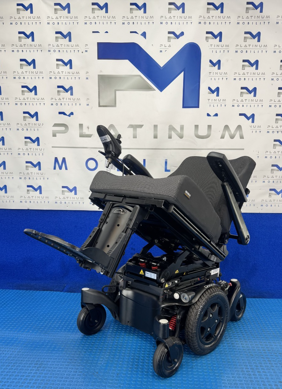 SUNRISE QUICKIE Q500M 6MPH ELECTRIC WHEELCHAIR RISER TILT POWERCHAIR 2455