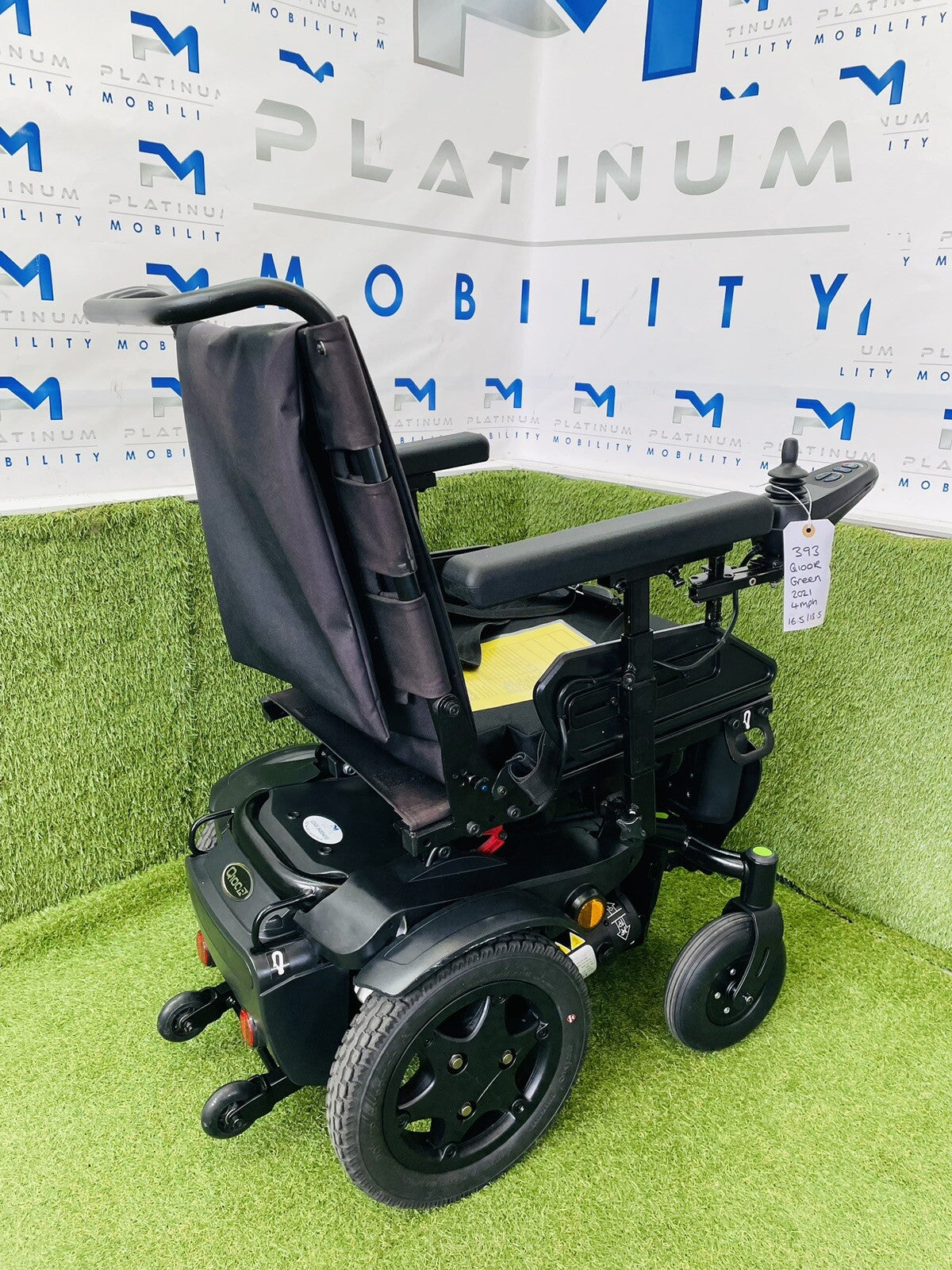 Powerchair Quickie Q100R Compact Indoor Outdoor Sunrise Medical Comfy Mid Wheel