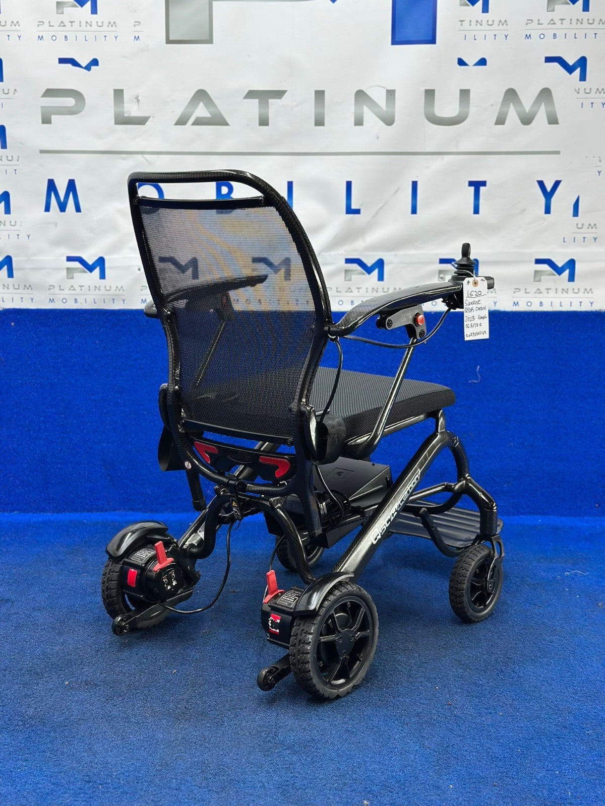 QUICKIE Q50R LIGHTWEIGHT CARBON FIBRE ELECTRIC POWERCHAIR FOLDING 4MPH 1620