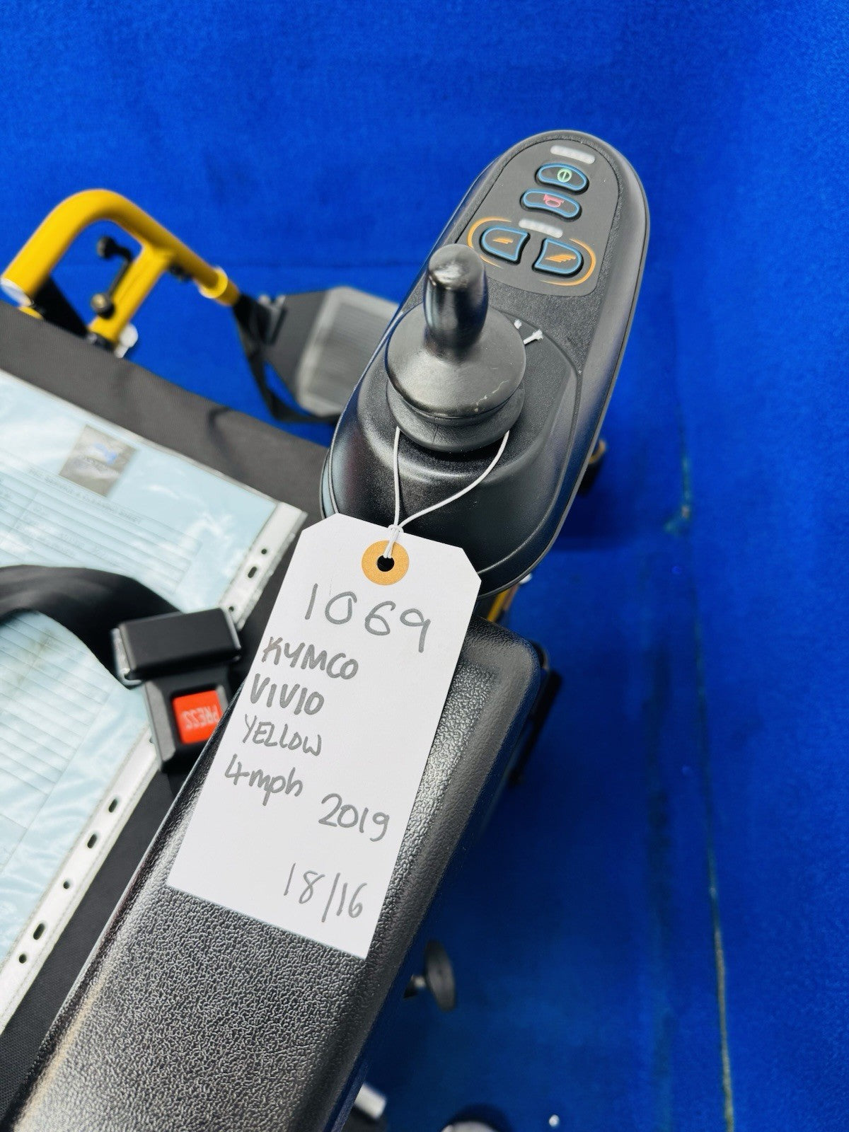 KYMCO VIVIO 4MPH RWD ELECTRIC TRANSPORTBALE FOLDABLE WHEELCHAIR POWERCHAIR