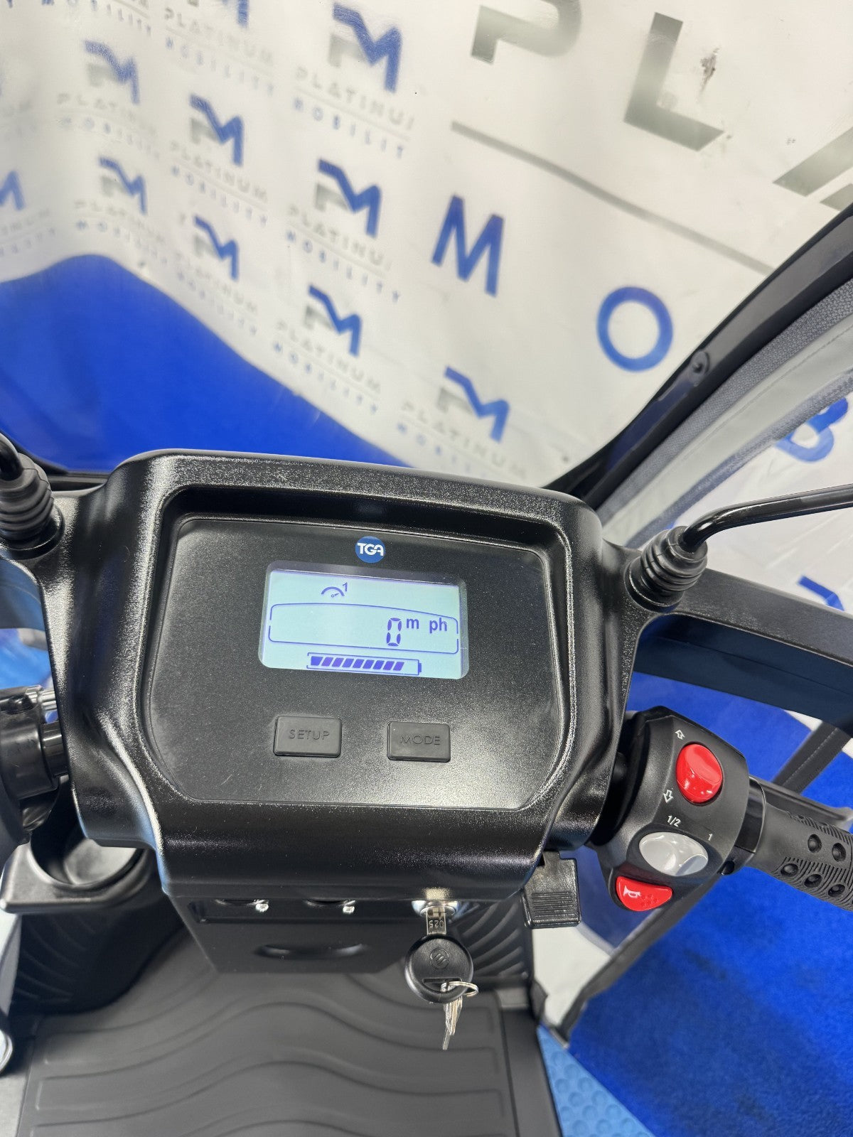 Ex Demo TGA Breeze S4 Canopy 8mph Road Large All Terrain Mobility Scooter 2562
