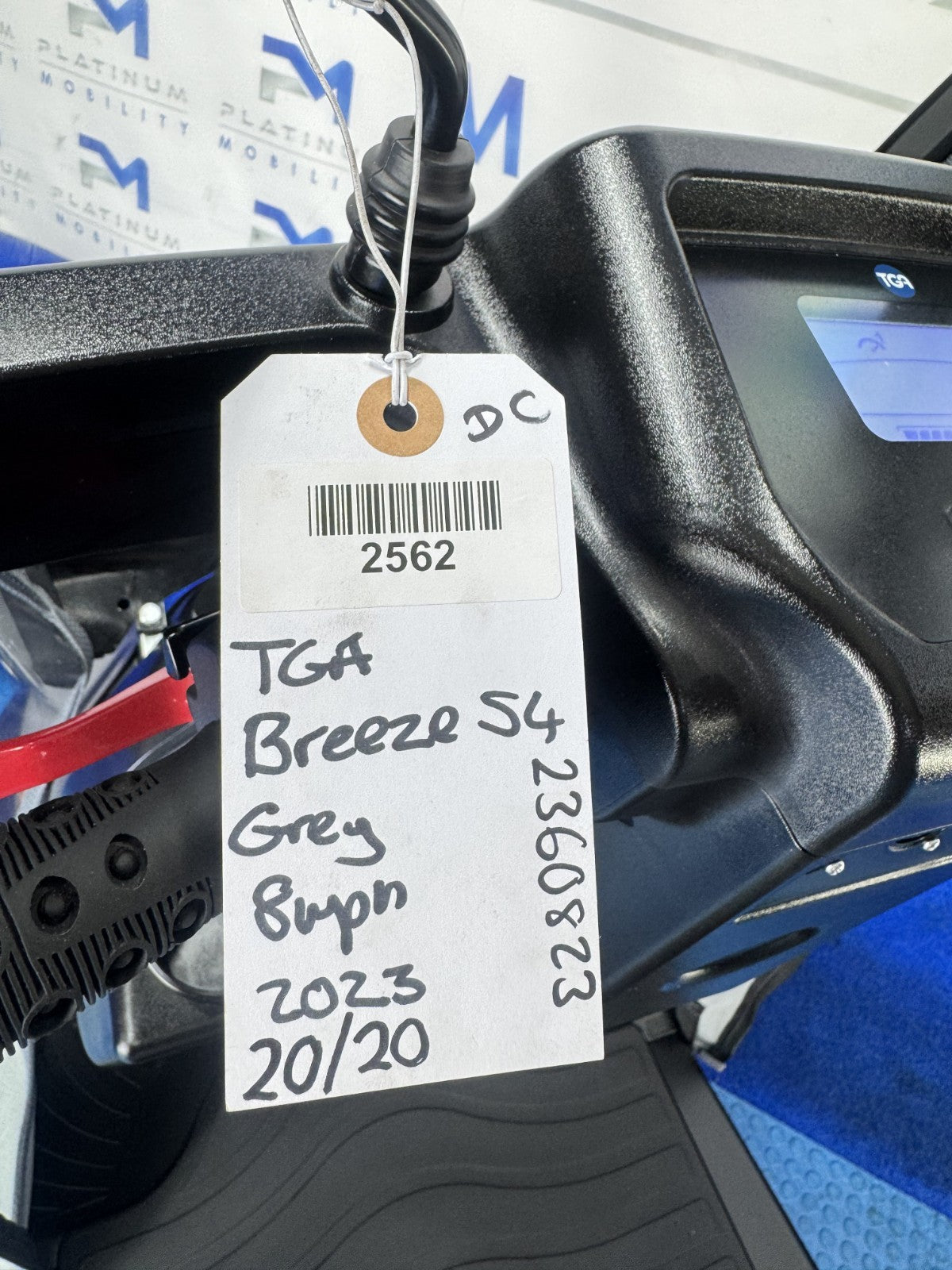 Ex Demo TGA Breeze S4 Canopy 8mph Road Large All Terrain Mobility Scooter 2562