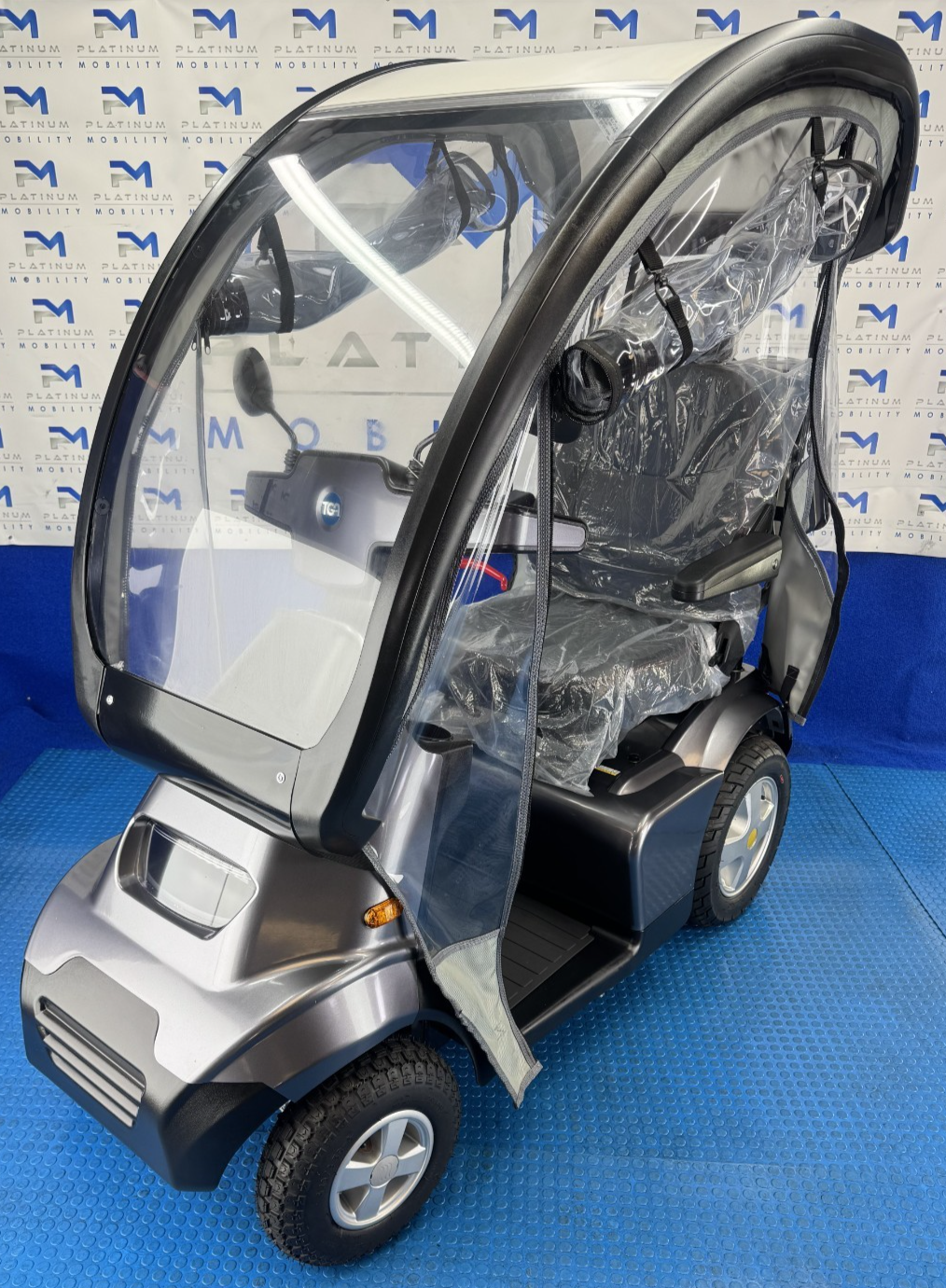 Ex Demo TGA Breeze S4 Canopy 8mph Road Large All Terrain Mobility Scooter 2562