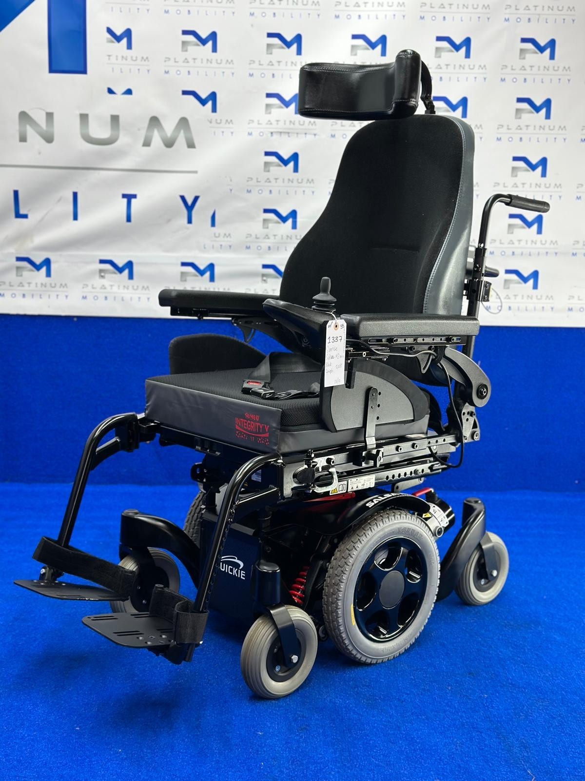 Quickie Sunrise M2 Mini 4Mph Electric Wheelchair Powerchair Riser Attendant 1337