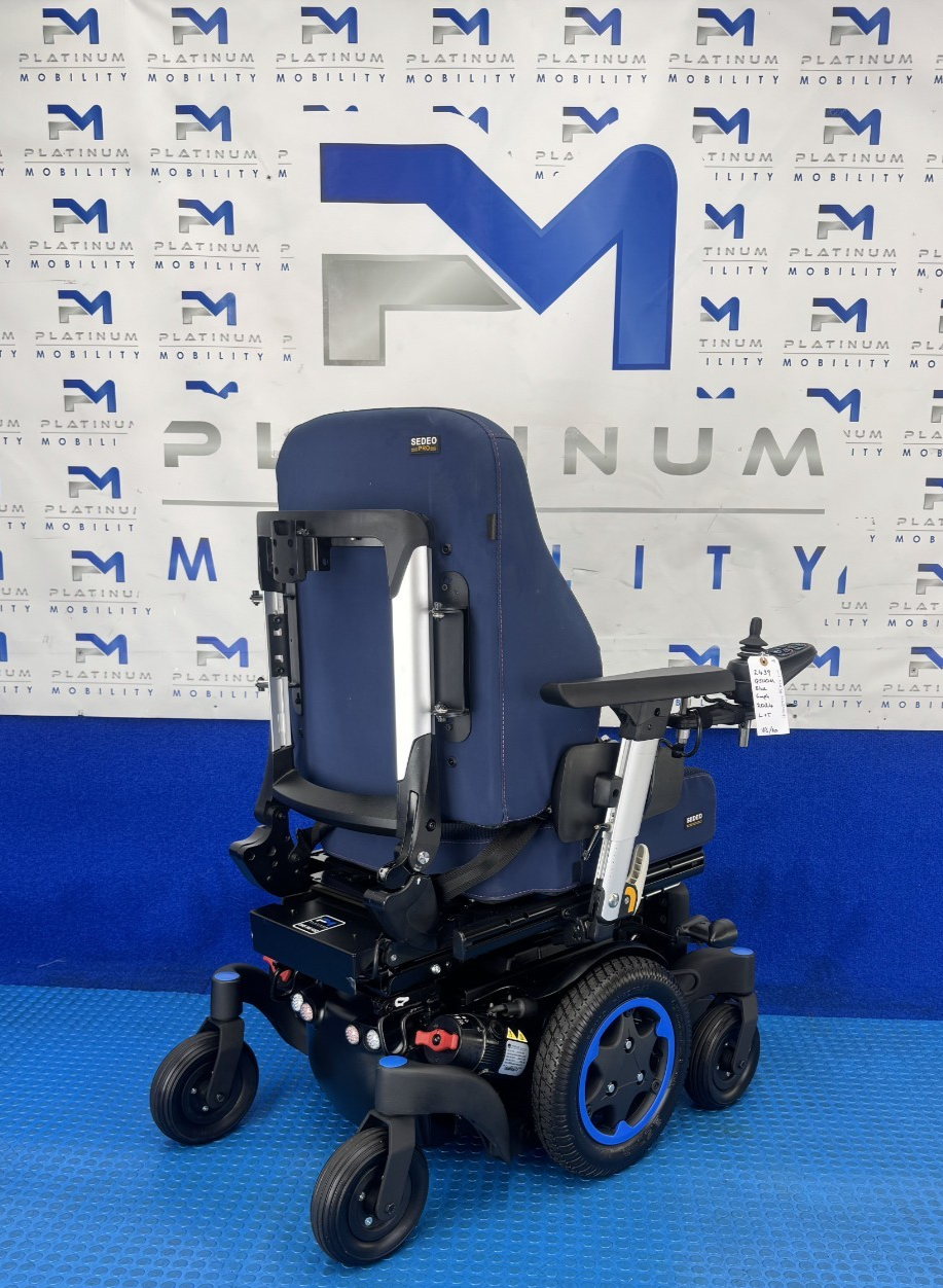 SUNRISE QUICKIE Q500M 6MPH ELECTRIC WHEELCHAIR RISER TILT POWERCHAIR 2439