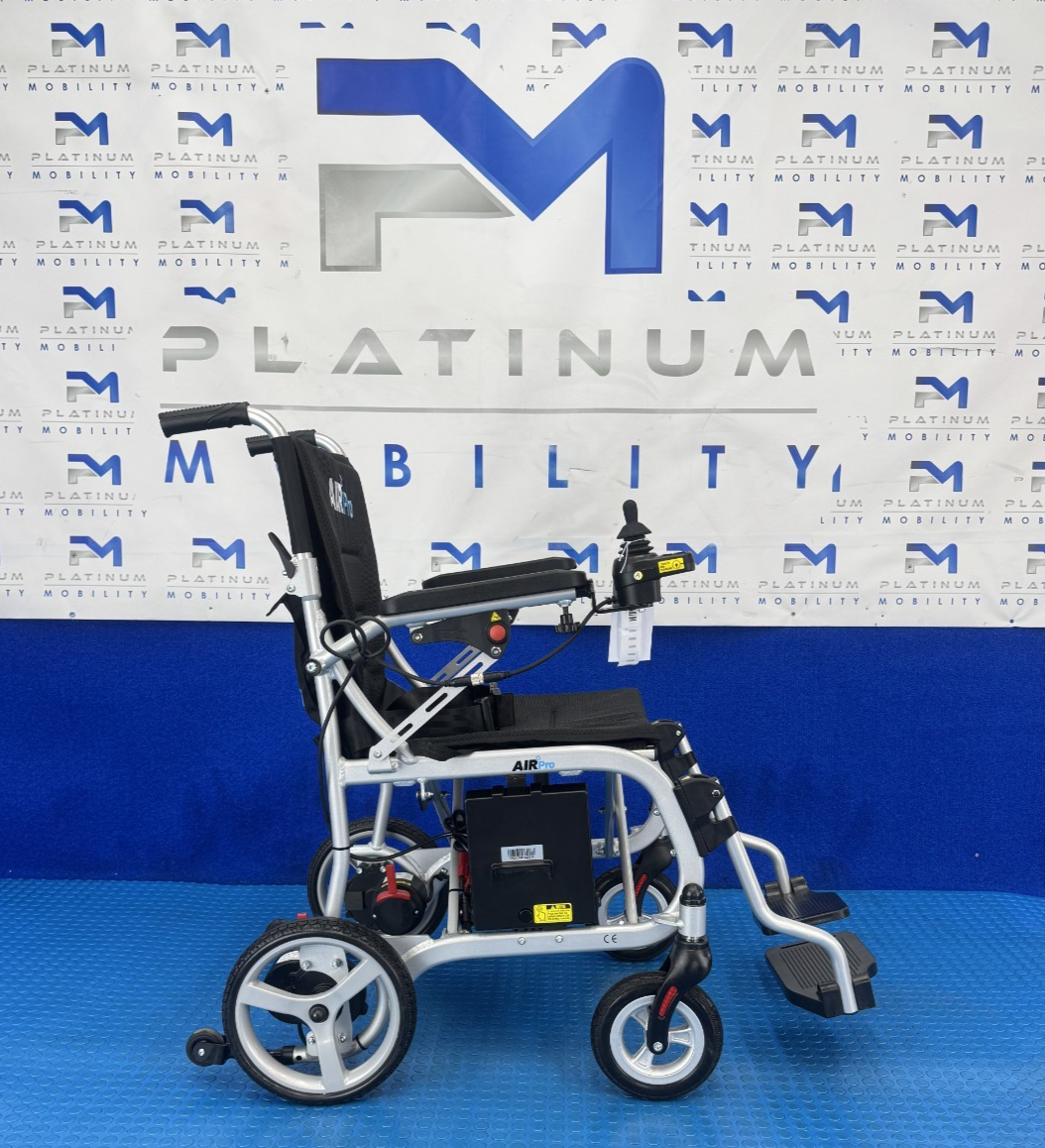 MONARCH AIR PRO LIGHTWEIGHT FOLDING POWERCHAIR 12.5KG TRAVEL 2338