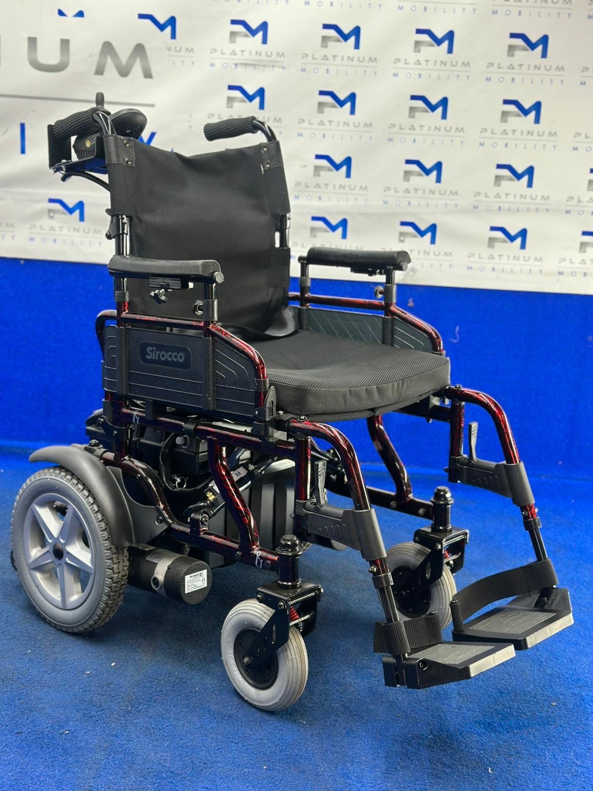 ROMA SIROCCO 4MPH ATTENDANT CONTROLED ELECTRIC WHEELCHAIR POWERCHAIR 1228