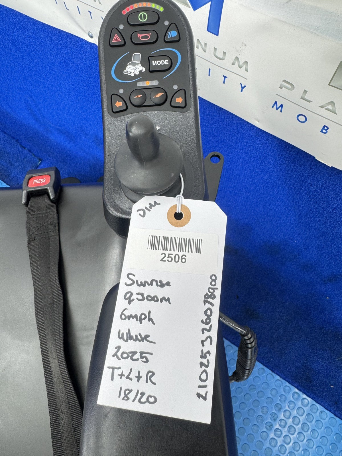 2025 SUNRISE QUICKIE Q300M 6MPH ELECTRIC RECLINE RISER TILT POWERCHAIR 2506