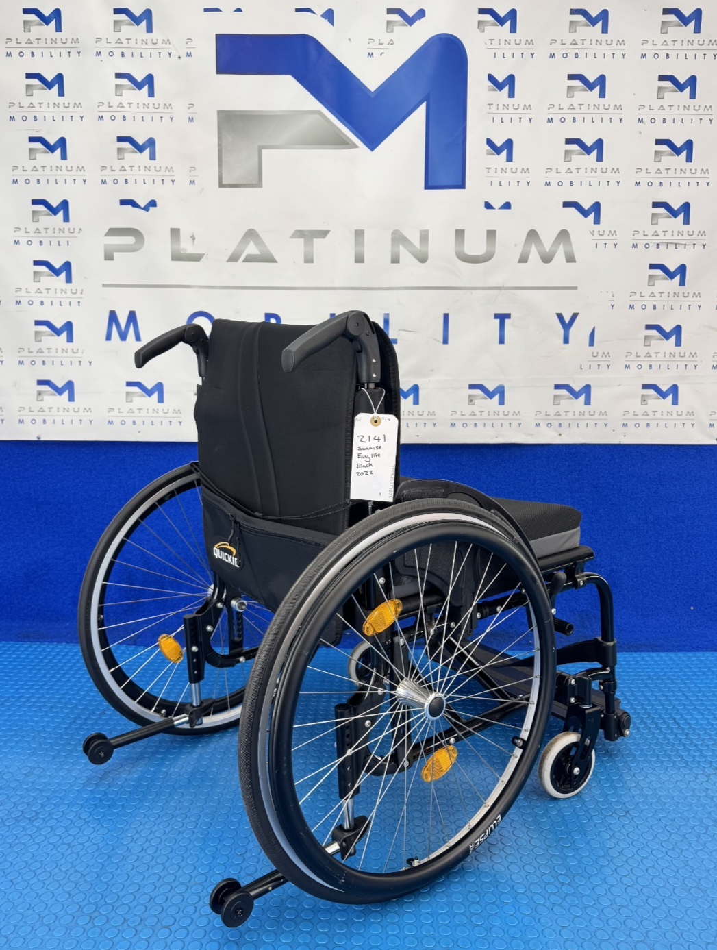 SUNRISE QUICKIE EASYLIFE R 17x17 MANUAL WHEELCHAIR LIGHTWEIGHT ACTIVE 2141