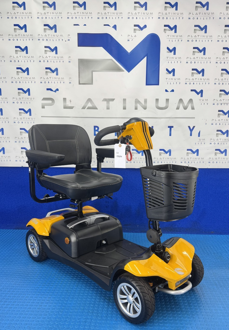 Rascal Vista Mobility Scooter New Batteries Solid Tyres 4mph 2404