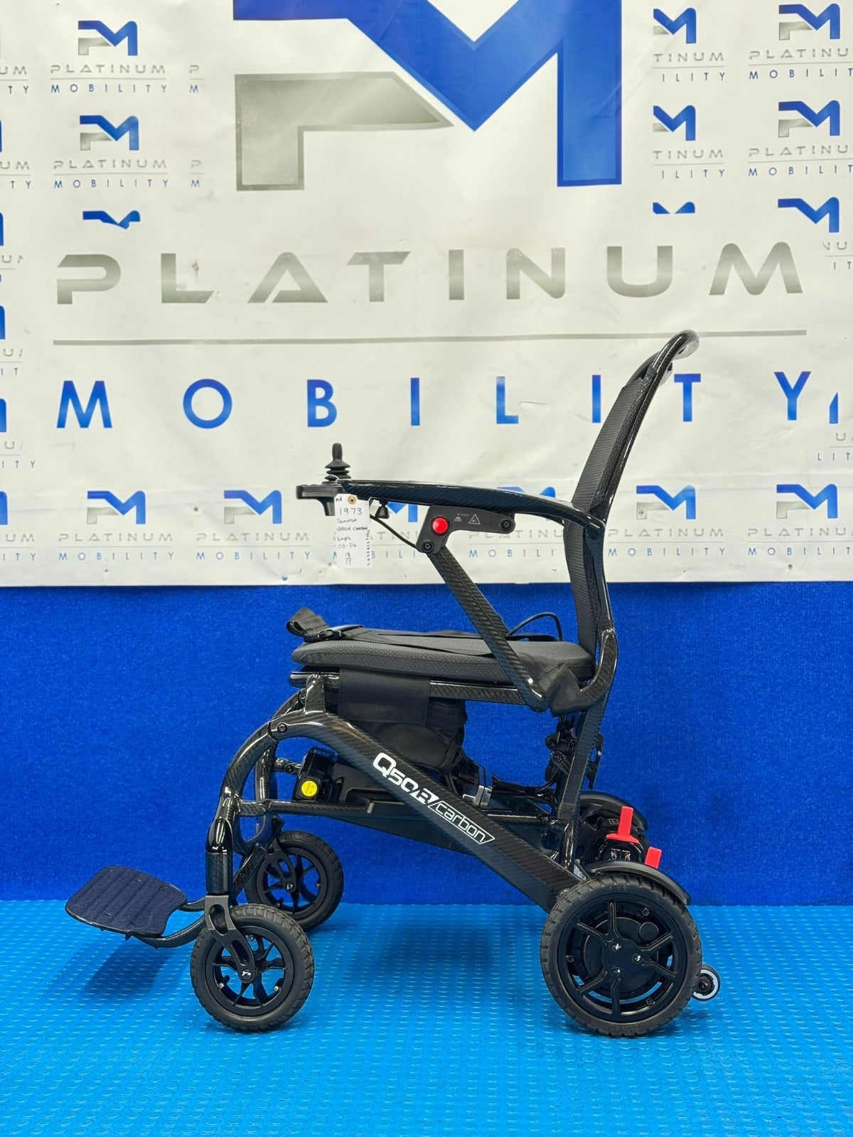 Sunrise Quickie Q50R 14KG Carbon Fibre Electric Wheelchair Powerchair 4MPH 1973