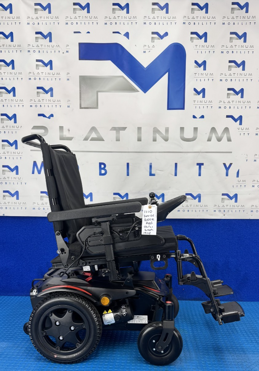 SUNRISE Quickie Q100R 4 MPH Compact Mobility Electric Wheelchair 1110