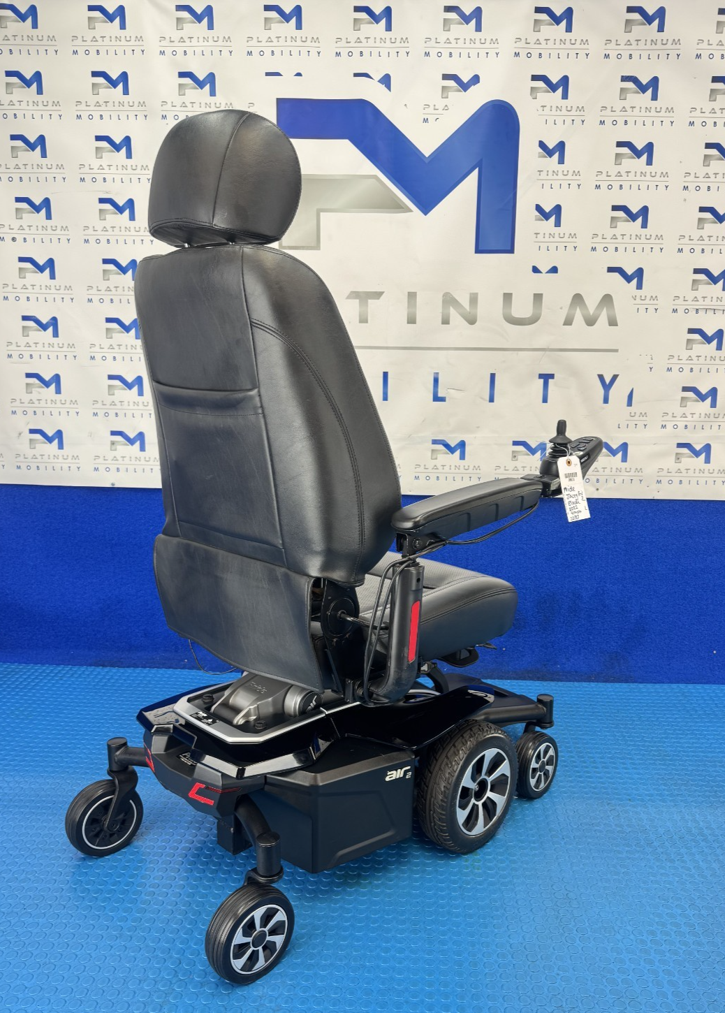 Pride Jazzy Air 2.0 Power Chair Electric Wheelchair with Electric Seat Lift 2808