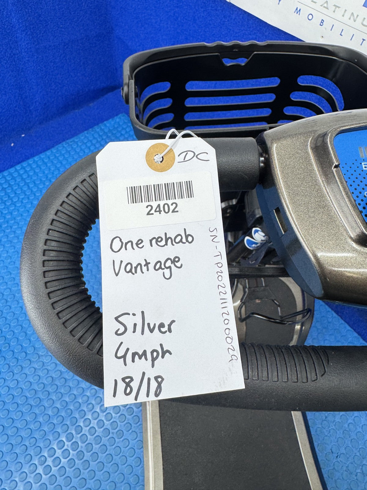One Rehab Vantage Lightweight Mobility Scooter 4MPH Portable 2402