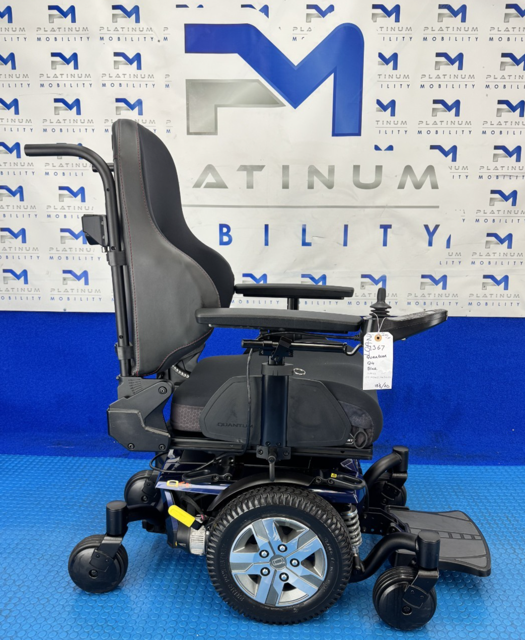 PRIDE QUANTUM Q4 MWD 5MPH ELECTRIC SEAT MOBILITY POWERCHAIR WHEELCHAIR 1367