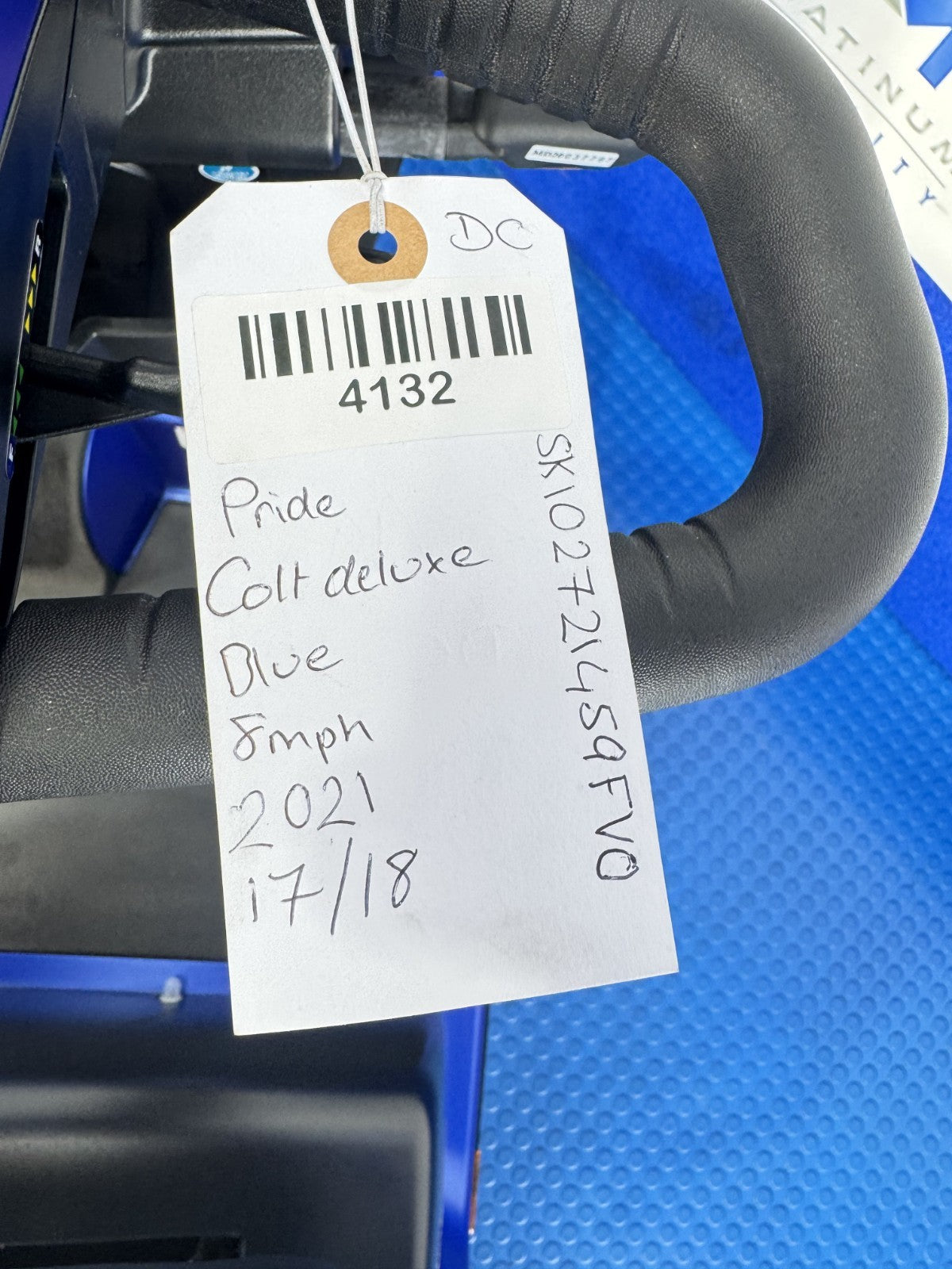 Pride Colt Deluxe 2.0 New Batteries, Solid Tyres, 8mph No VAT 4132