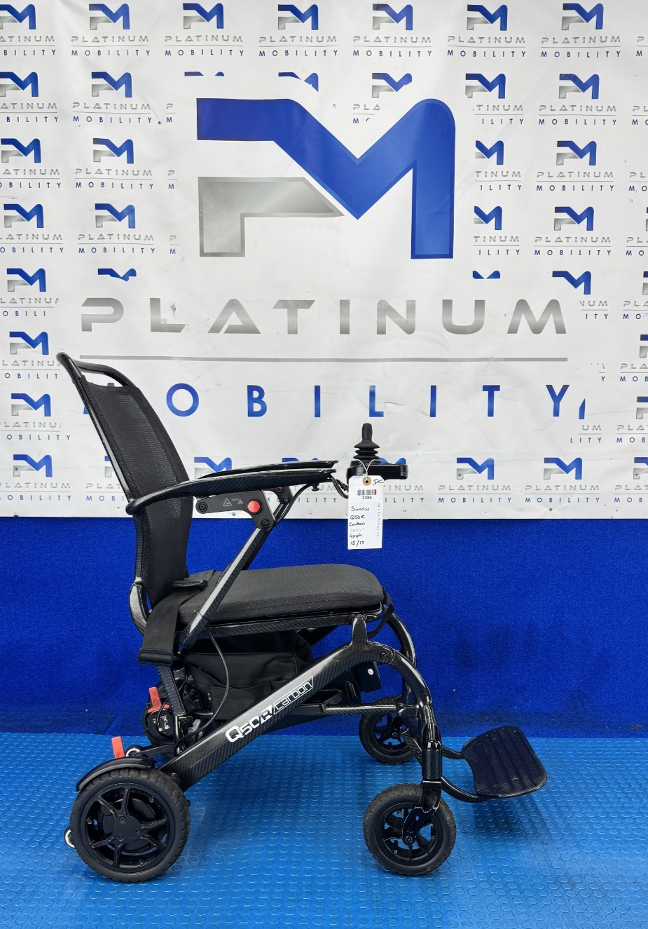 Sunrise Quickie Q50R 14KG Carbon Fibre Electric Wheelchair Powerchair 4MPH 2386