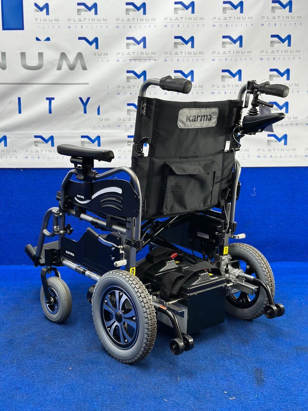 Karma Falcon KP-25 Powerchair – Attendant 4mph Lightweight Wheelchair (1286)