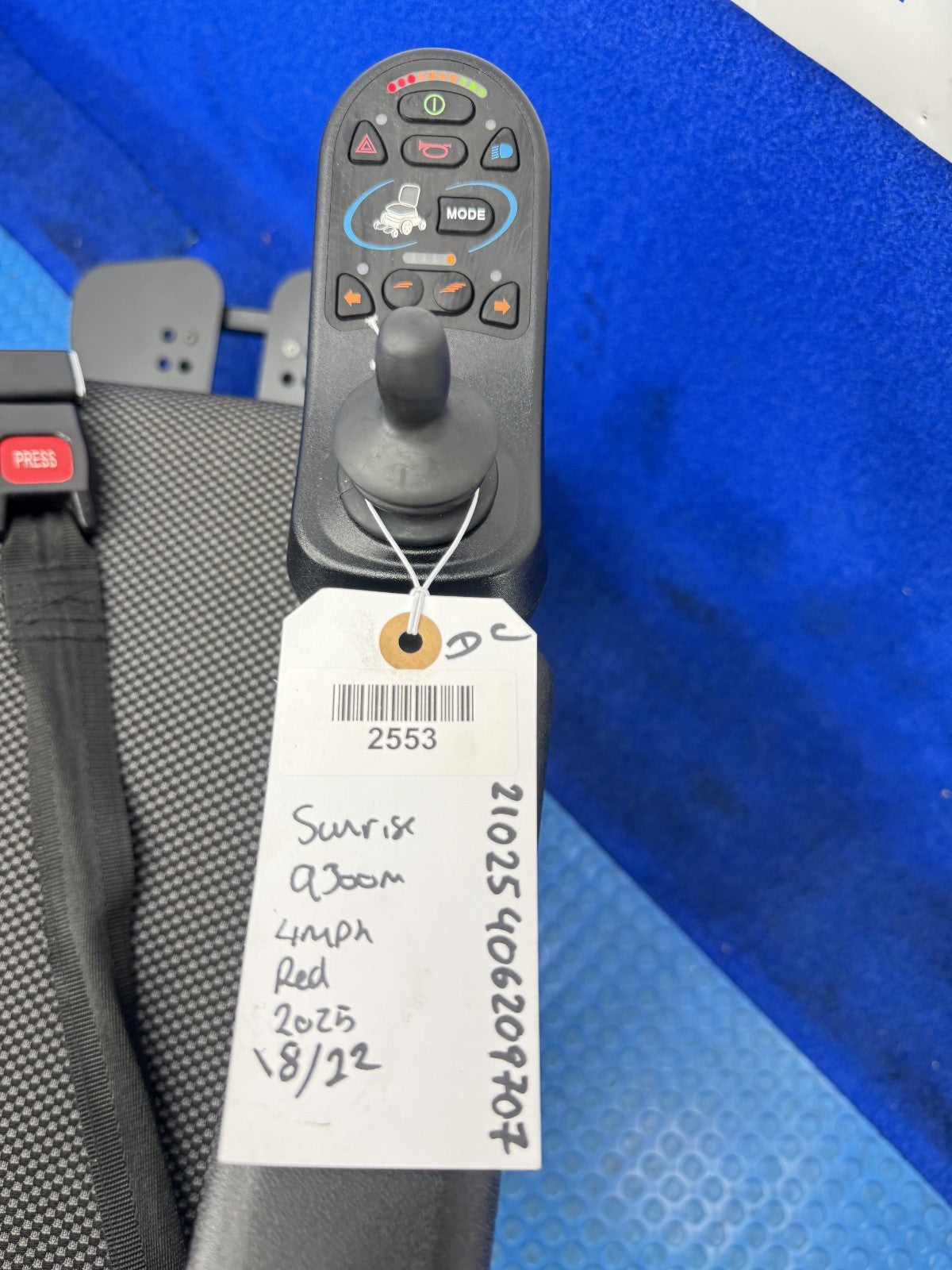 2025 Sunrise Quickie Q300M Powerchair 4 mph Riser & Tilt Wheelchair 2553