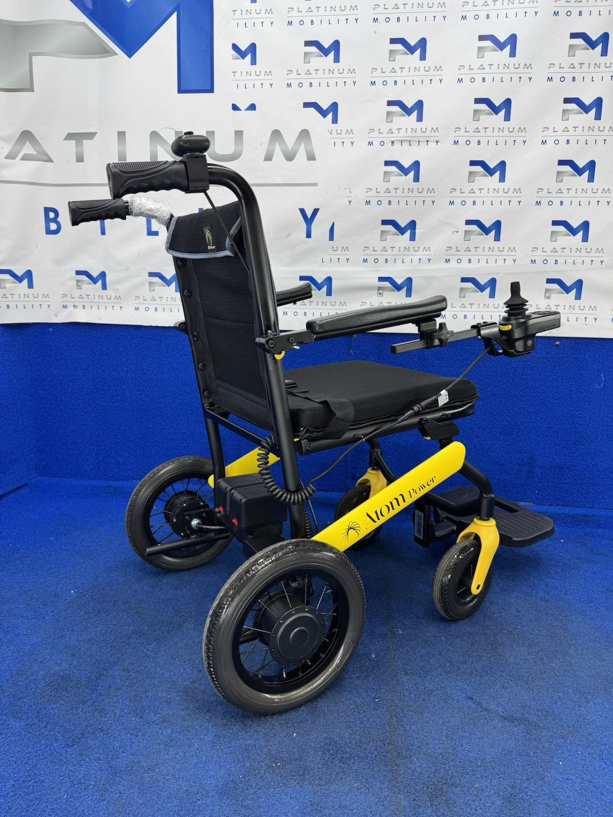 Atom Powerchair ATTENDENT Lightweight Lithium Folding Electric Wheelchair 13.2kg
