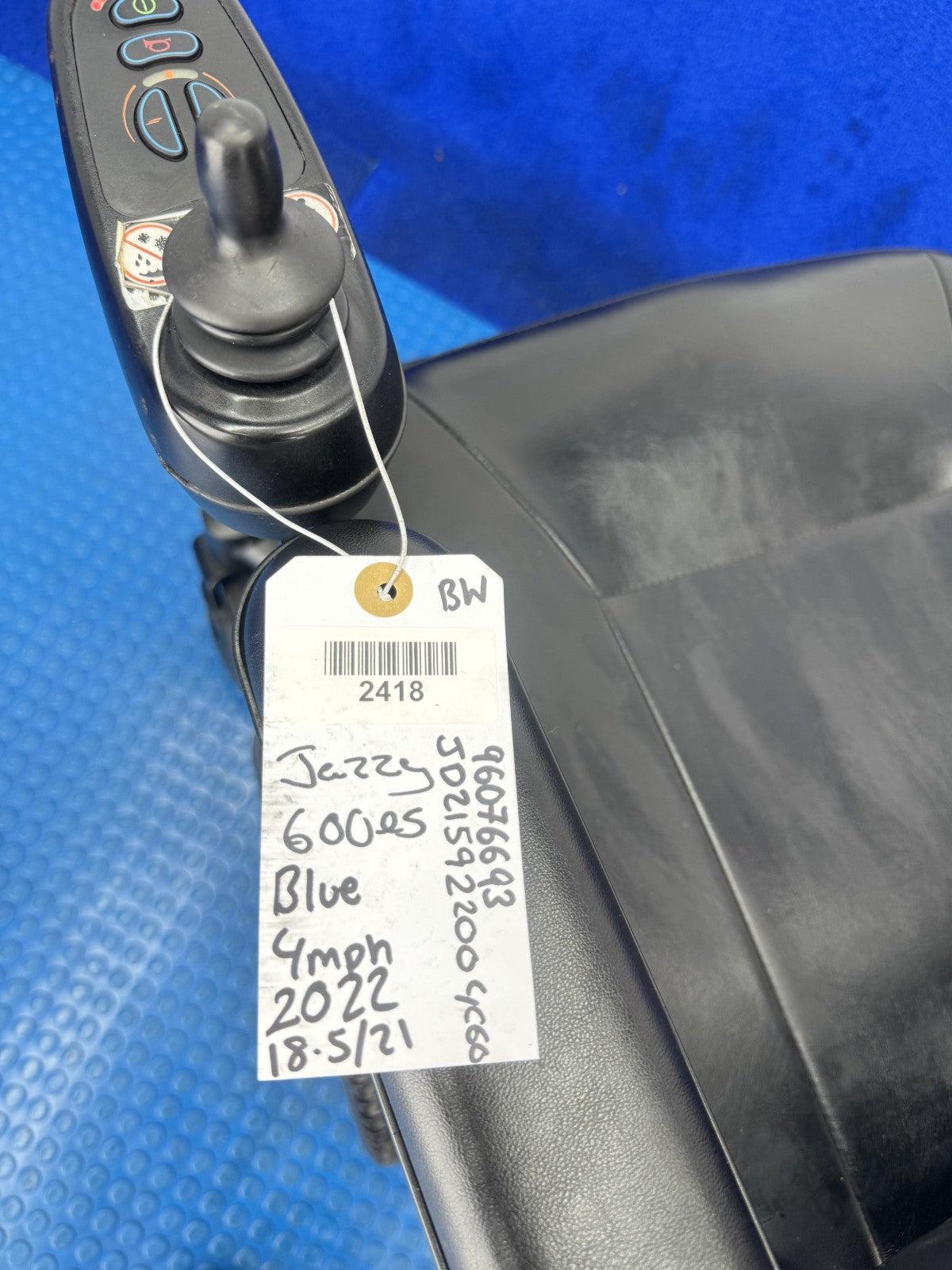 Pride Jazzy 600 ES Electric Wheelchair 4mph New Batteries 2418