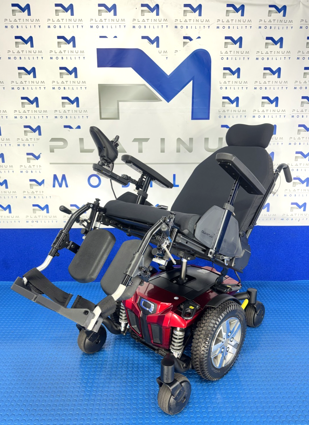 PRIDE QUANTUM Q4 MWD 4MPH ELECTRIC TILT, RECLINE MOBILITY WHEELCHAIR 2777