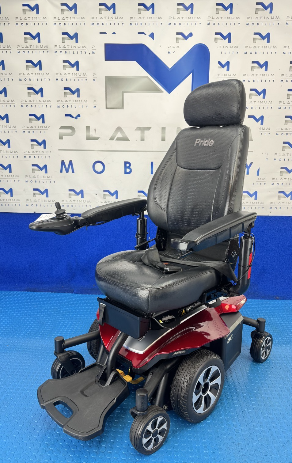 Pride Jazzy Air 2.0 Power Chair Electric Wheelchair with Electric Seat Lift 2318