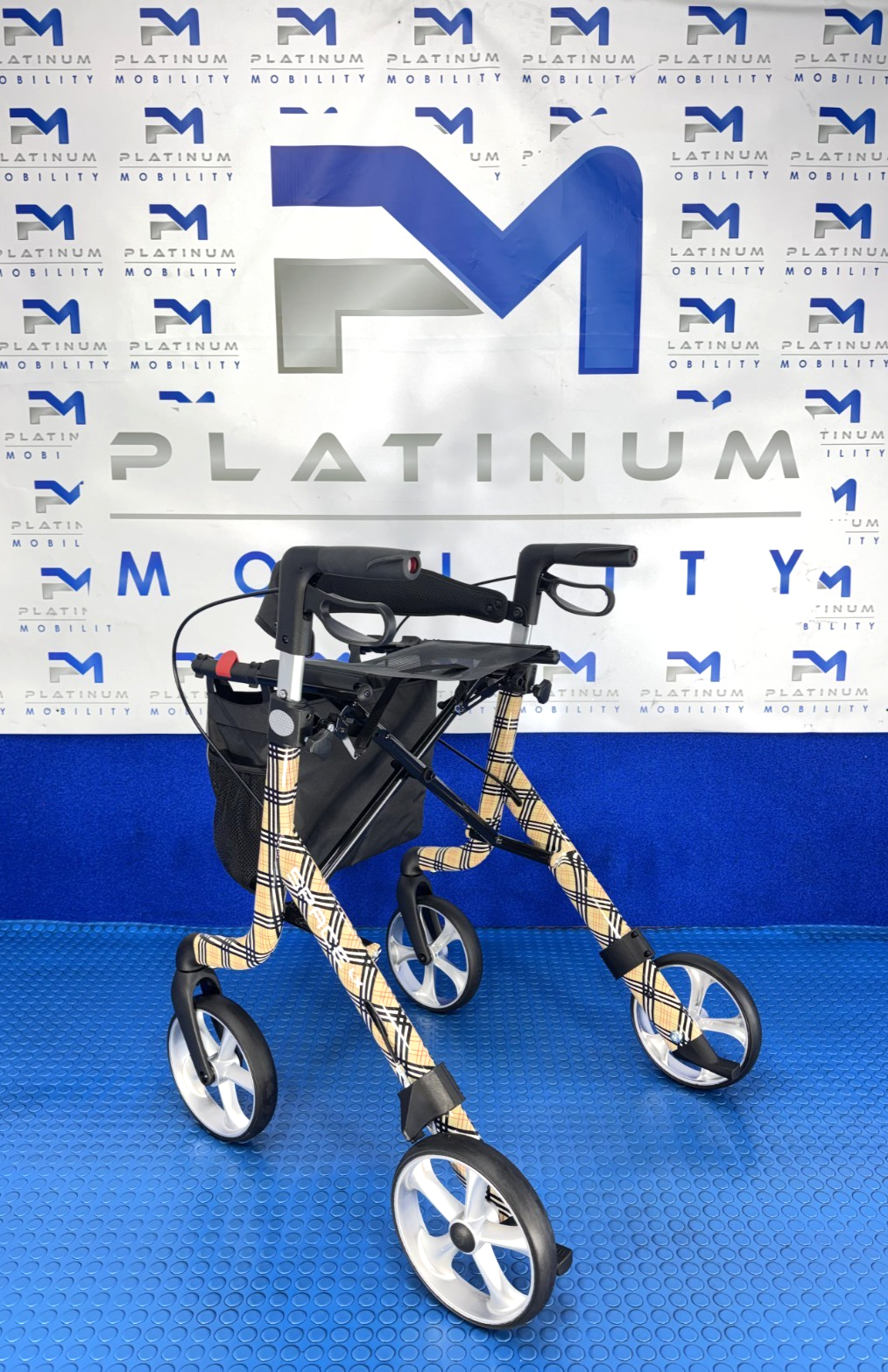 Rehasense Space LX Rollator Checkmate Lightweight Folding Walker BRAND NEW