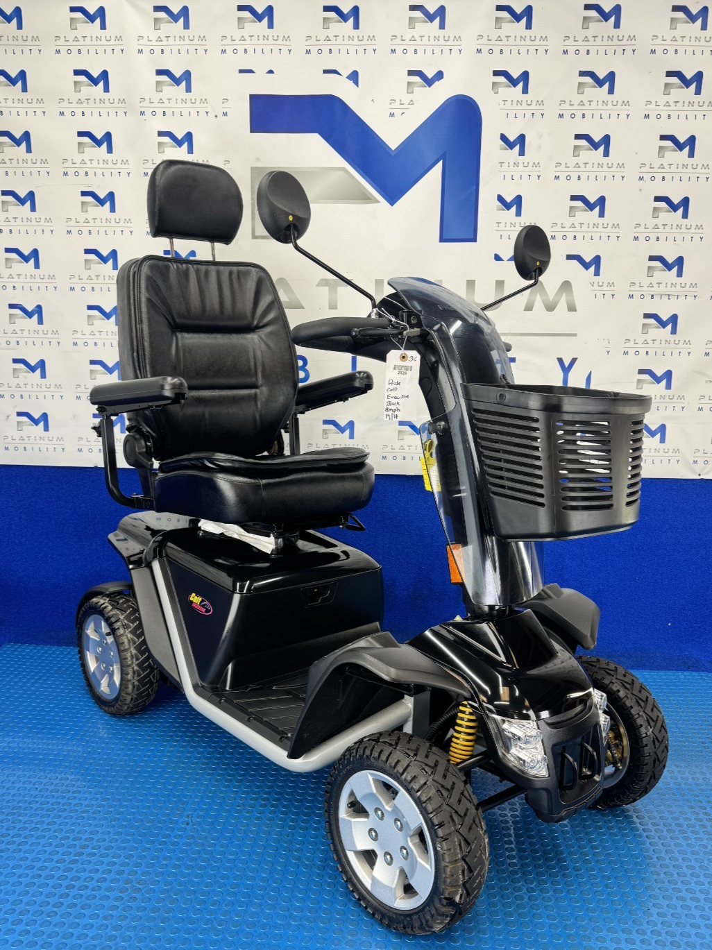 Pride Colt Executive Mobility Scooter New Batteries Pneumatic Tyres 8 Mph 2526