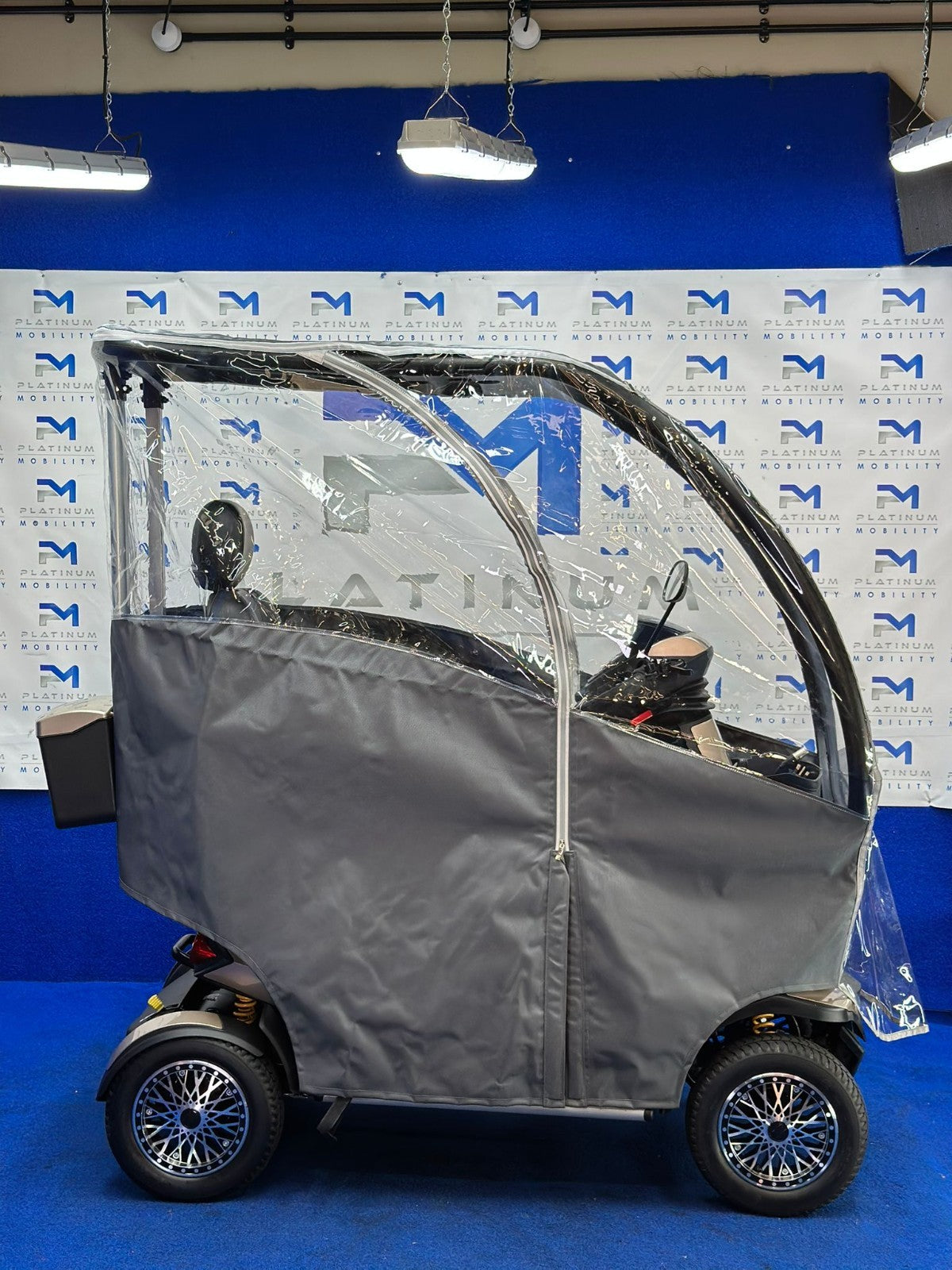 Used Electric Mobility Scooter With Hard Canopy Monarch Storm Road Legal 8mph