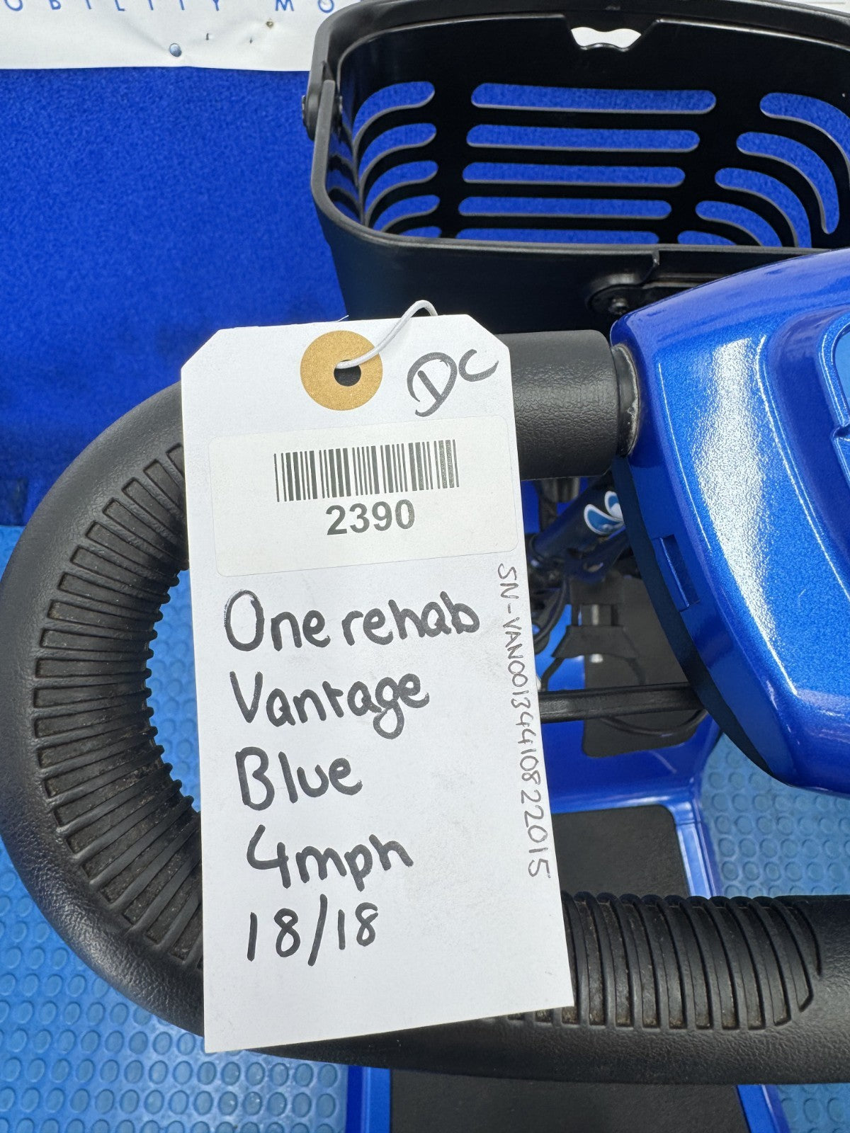 One Rehab Vantage Lightweight Mobility Scooter 4MPH Portable 2390